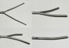 JARIT 625-141 DeBakey Graspers Curved 48mm Long Jaws D/A, Ratchet 10mm x 373mm