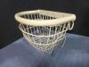 WIRE BASKET:  Like new wire basket for use with IV pole or wall mount. No mounting hardware including.

Approx. 10 x 14 x 8 ins.