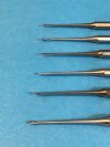 Crochet Phlebotomy Hook retractors:  Assorted sizes of Stainless Phlebectomy Hooks
- 6 count