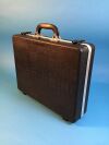 DOSKOCIL Black hard case:  Vintage  Alligator Print black hard case
- No keys
- 15” x 18”  x 4.5”