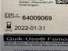 ZIMMER Femoral Bone Cement 5049-55 Exp: 01-2022 to 04-2022   (H25)  5049-55 Femoral Bone Cement