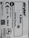 STRYKER Carbide Round 5820-110-040C Exp:2022-01  (K16) 5820-110-040C Carbide Round