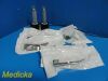 HEINE NT300 Desk Charger W/ F/O Handles & F/O MAC/MIL Laryngoscope Blades