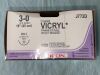 ETHICON J772D Vicryl 3-0 SH-1 Taper 18" (Exp 2024)