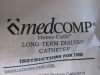MEDCOMP Ref: MC101241 Hemo-Cath Double Lumen Basic Set 12.5F x 15cm (Cuff 10cm from Tip),  Exp. 12/2019