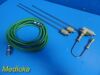 Wisap 7510 Endocoagulator Forceps W/ 7515 ESU Probe & Cable