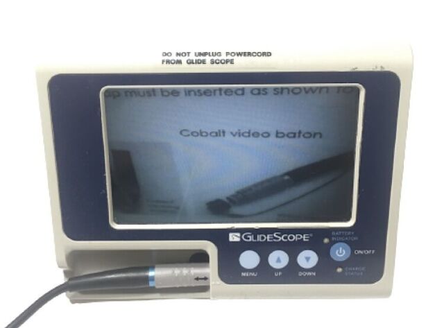 VERATHON Glidescope Portable GVL Video Laryngoscope Monitor W 3/4 Camera button Laryngoscope Laryngoscope