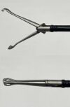JARIT 625-147 Roto-Lok Babcock Forceps, Ratchet, Insulated Shaft, 5mm x 390mm