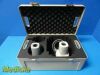 2X Getinge Maquet 567501248 ALM PVR ZOOM NTSC Inlight Cameras W/ Case