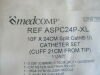 MEDCOMP Ref: ASPC24P-XL Split Cath lll Catheter Set, 10F x 24cm (Cuff 21cm from tip),  Exp. 10/2021