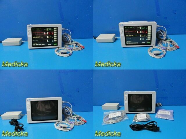 SPACELABS Ultraview 90369 Patient Monitoring System W/ Module & Leads~ Monitor