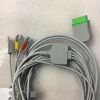 GE 2021141-002 2017004-003 CareFusion Multi-Link ECG Care Cable 3 lead with Integrated Grabber Leadwire IEC 3.6m 12ft REF 2021141-002 2017004-003 ECG unit