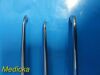 JARIT 10X Jerit & Spectrum Surg Bosaco Angled Oval Bruns Curettes, Orthopedic