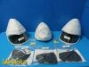 3X MaxAir PAPR 00731145 System Helmets W/ Battery Cables Cuff Facial Seals