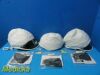 3X MaxAir PAPR 00731145 System Helmets W/ Battery Cables Cuff Facial Seals