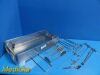 V. MUELLER Sklar Wisap PROFESSIONAL  PELVISCOPY Instruments Set W/ Tray