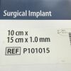 COVIDIEN P101015 Permacol Surgical Implant, 10cm x 15cm x 1.0mm (X)