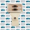 ESAOTE 9102908300 MAGN PROBE P/N 9102908000   SERIAL CABLE P/N 8830949002 Magnet