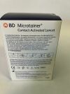 BD 366594 MICROTAINER CONTACT-ACTIVATED LANCET BOX OF 200