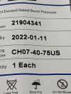 CHAMELEON PTA Balloon Dilatation Catheter CH07-40-75US Exp.2022-01  (001) CH07-40-75US PTA Balloon Dilatation Catheter