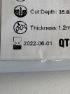 STRYKER Ezout Blade Pack, 54mm 7812-054-001K Exp.2022-06 (A6) 7812-054-001K Ezout Blade Pack, 54mm