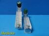 TIMETER Lot of 2  Instrument Corporation Model 0-16-0-3 Oxygen Regulators