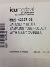ICU MEDICAL 42327-02 SafeSet, Blood Sampling Tube Holder with Blunt Cannula (25/Box) (X)
