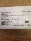 ICU MEDICAL 42327-02 SafeSet, Blood Sampling Tube Holder with Blunt Cannula (25/Box) (X)