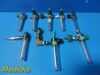 OHIO MEDICAL Lot of 8 , Timeter Ohmeda Assorted Oxygen Flowmeters