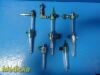 OHIO MEDICAL Lot of 8 , Timeter Ohmeda Assorted Oxygen Flowmeters