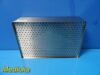 Omni-Tract Surgical 3424 Pan & Cover, Sterilization Container 19 x12.5x5