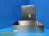 Omni-Tract Surgical 3424 Pan & Cover, Sterilization Container 19 x12.5x5