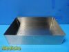 Omni-Tract Surgical 3424 Pan & Cover, Sterilization Container 19 x12.5x5