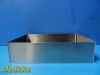 Omni-Tract Surgical 3424 Pan & Cover, Sterilization Container 19 x12.5x5