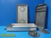 CASMED Case Med Sterilization Container 23 x11.5x4"  W/ Basket & Retention Plates