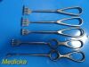 V. MUELLER Lawton Stile Assorted Volkman  Retractors, 4 & 6 Prongs, Blunt
