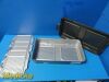 BD Genesis CB3-4B 4" Deep Perforated Full Length Container, 23x12.5x4.5