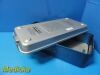 One Tray Sealed Medical Sterilization One Tray Sealed Medical Sterilization Container W/ 3X Retention Plates