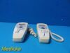 HILL-ROM Lot of 2 Ref 678 SureTemp Thermometers W/ Temperature Probes
