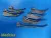 Lot of 6 Rusch Sunmed W.A Assorted MAC/MIL Standard Laryngoscope Blades