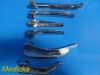 6X Foregger MAC,MIL,WIS,WIS-Hipple, Bennetts Assorted Laryngoscope Blades