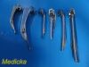 6X Foregger MAC,MIL,WIS,WIS-Hipple, Bennetts Assorted Laryngoscope Blades