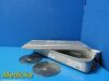 CASMED Case Med Sterilization   Container W/ Lid & Retention Plates