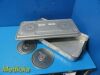 CASMED Case Med Sterilization   Container W/ Lid & Retention Plates