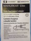 COVIDIEN 8888223116 MAHURKAR, Elite, Acute Dual Lumen Catheter, Pre-Curved with 2 Sealing Caps, 12 Fr/(4.0mm) X 16cm, (x)