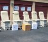 MIDMARK Ritter Exam Chair Table New 647-004 Podiatry w Rotating Base, Arm Rests, Side Control and Foot Control w Shadow Upholstery Exam Chair