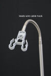 EDAN MT802R-EKG Gas Spring varieble Height EKG Cart Edan SE-6/601 w/cable arm, device cup EKG