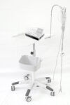 EDAN MT802R-EKG Gas Spring varieble Height EKG Cart Edan SE-12/1200 w/ cable arm, device cups EKG