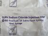 BD Lot of 3 0.9% Sodium Chloride 306553 Exp. 02-2022  (C9) 306553 0.9% Sodium Chloride