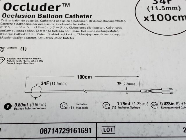 BOSTON SCIENTIFIC Occluder M0062201100  Exp. 04-2022  (H32) M0062201100 Occluder